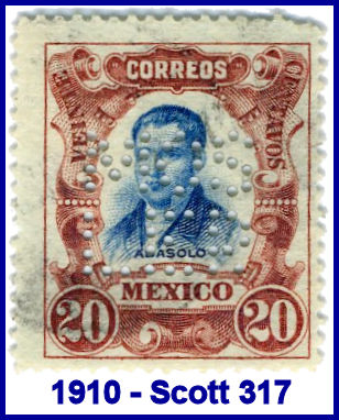 Mosler Safe Co. 1910 perfin